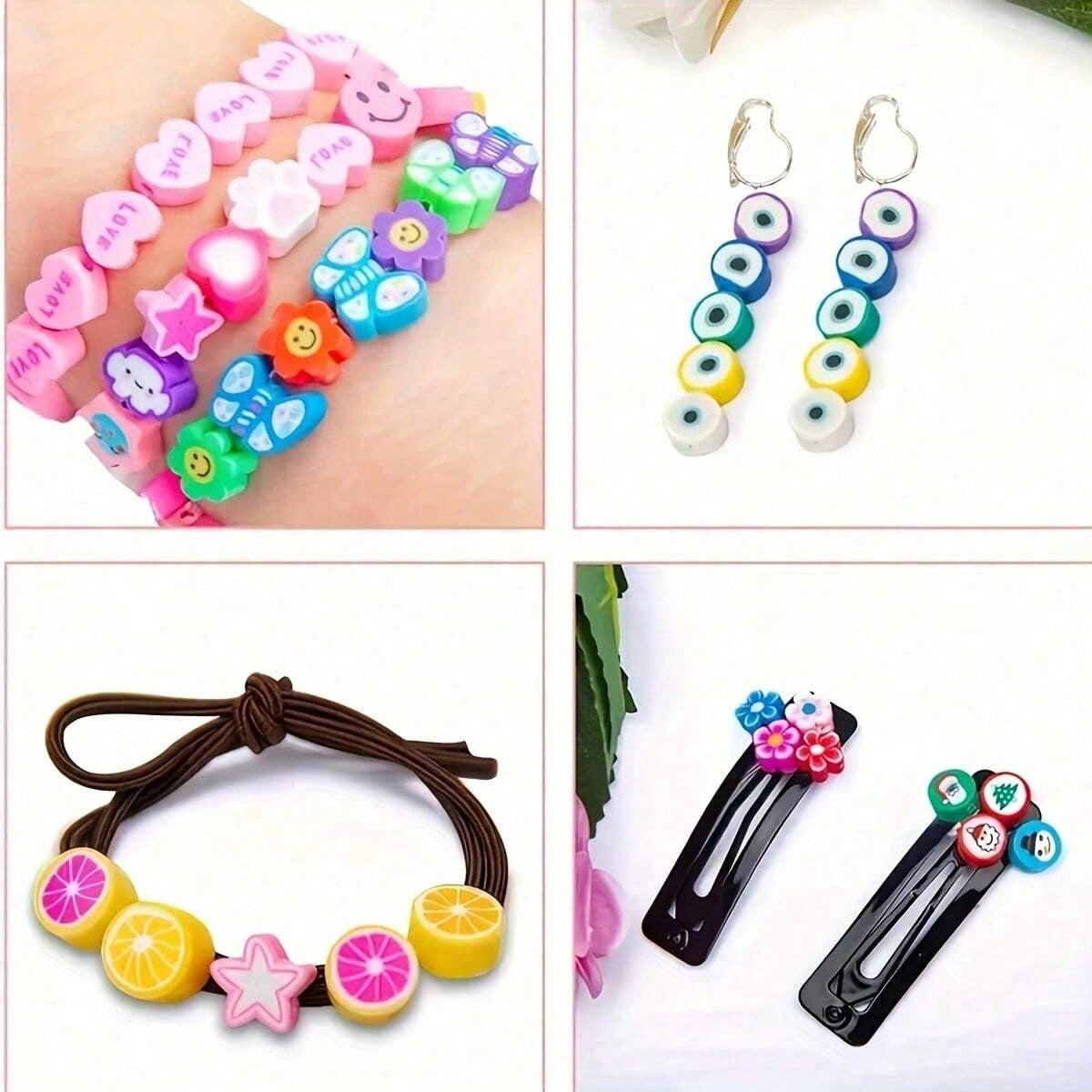 1450/1200/250pcs Polymer Clay  - Jewelry Making For Adults recension och pris