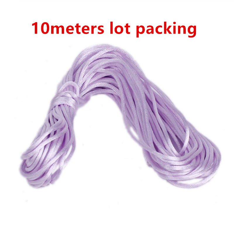 2mm 10 Meters/Lot  Braided Mac - Knotting Cord Silk recension och pris