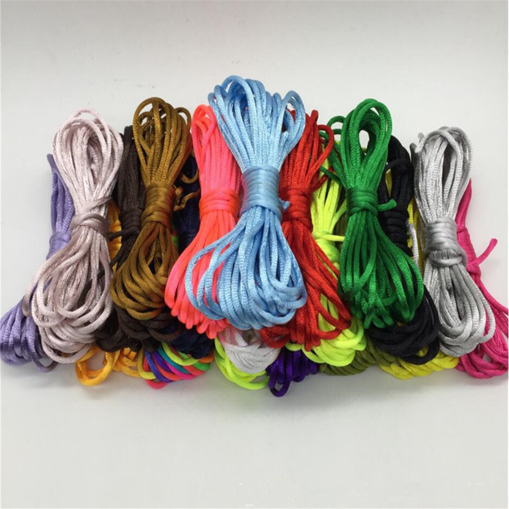 2mm 10 Meters/Lot  Braided Mac - Knotting Cord Silk recension och pris