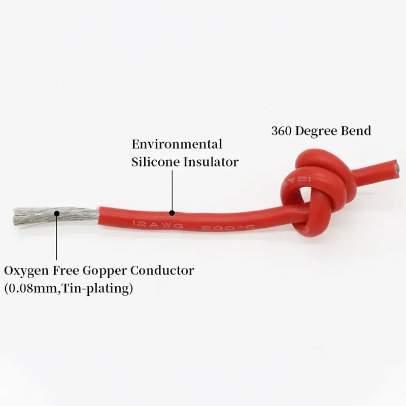 1M Heat-resistant Cable 30 28  - Wire 22 Gauge Copper recension och pris
