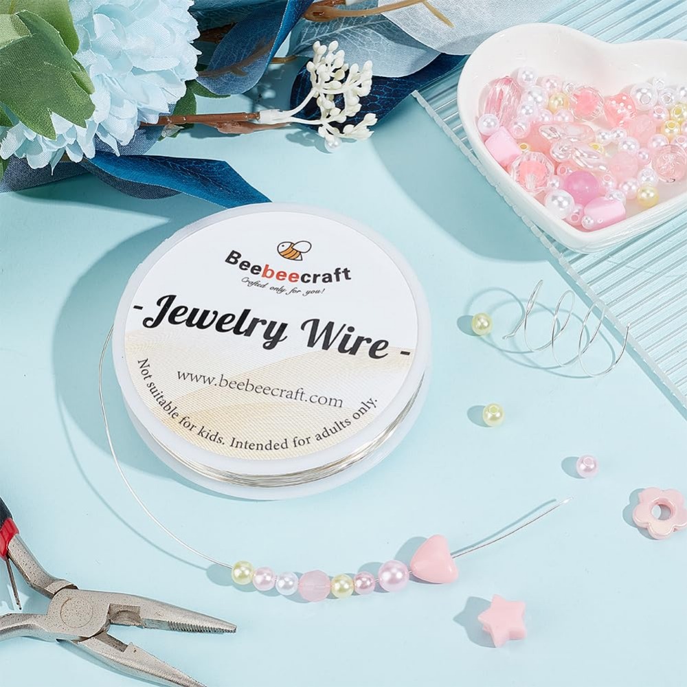 98.43 Feet Silver Jewelry Wire - Wire 22 Gauge Copper recension och pris
