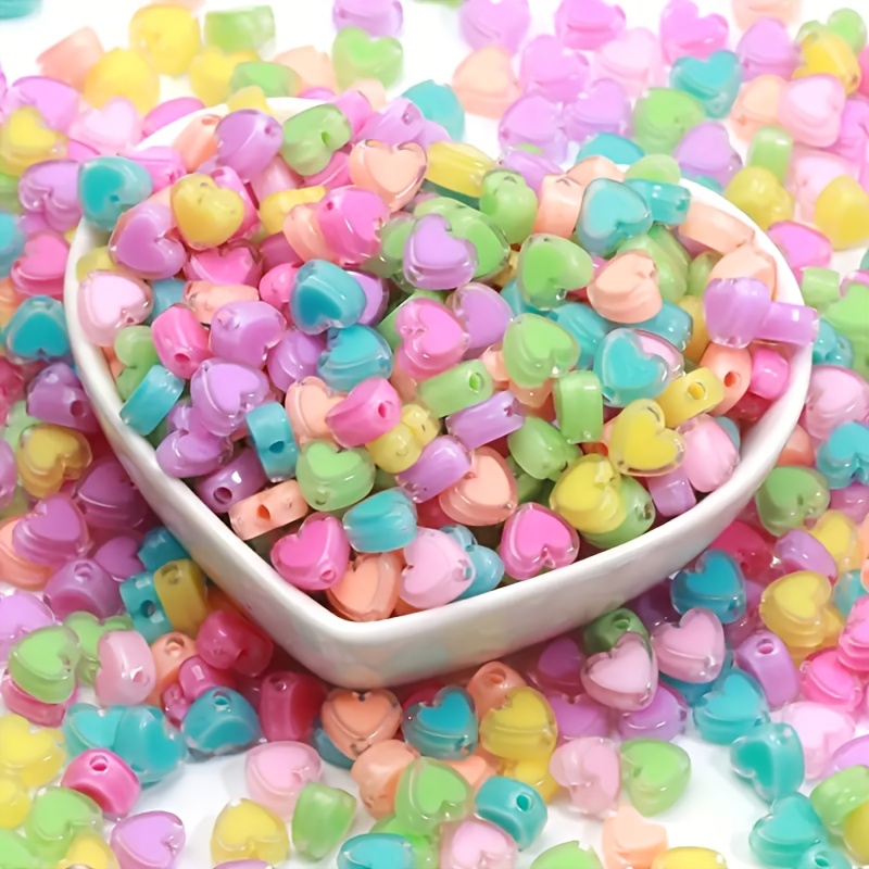 100pcs8mm, Love mixed beads in - Jewelry Making For Couples recension och pris