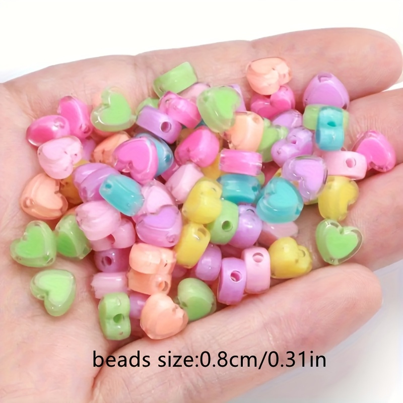 100pcs8mm, Love mixed beads in - Jewelry Making For Couples recension och pris