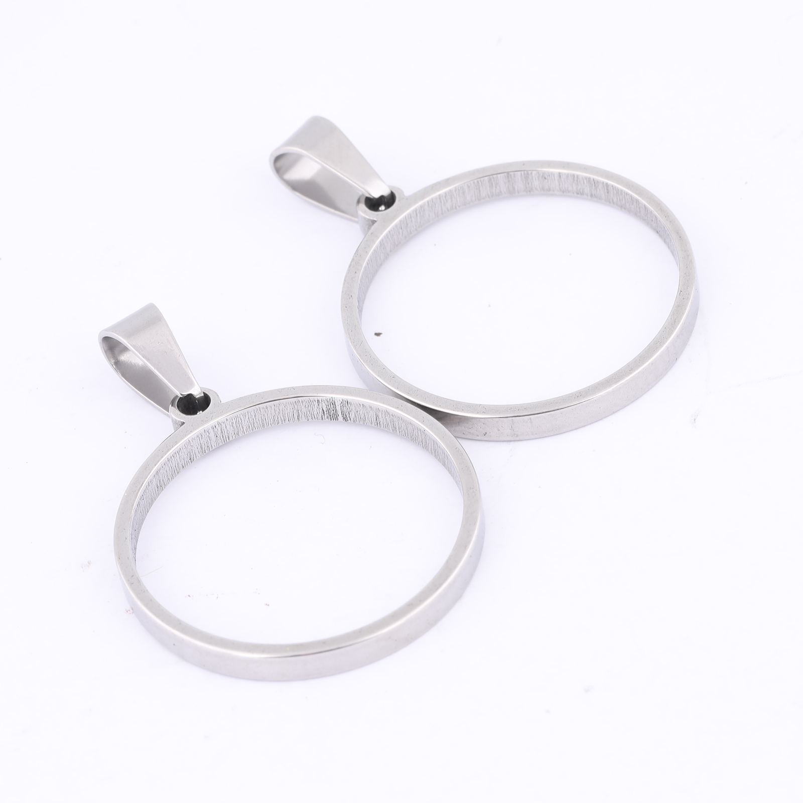 10pcs 25mm Round Open Bezel Ch - Jewelry Making Resin recension och pris