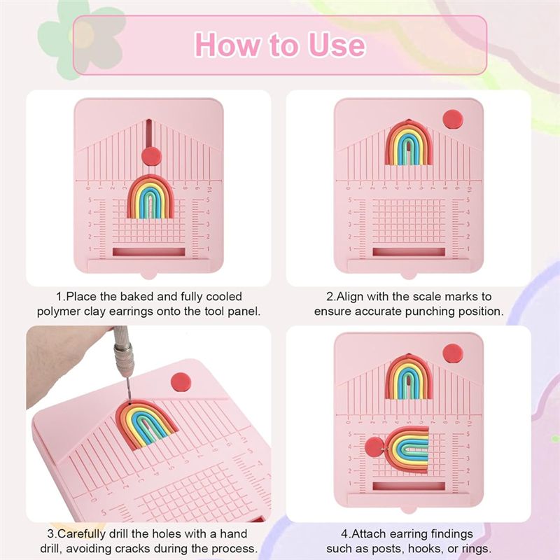 A11E-Polymer Clay Earring Dril - Jewelry Making Guide recension och pris