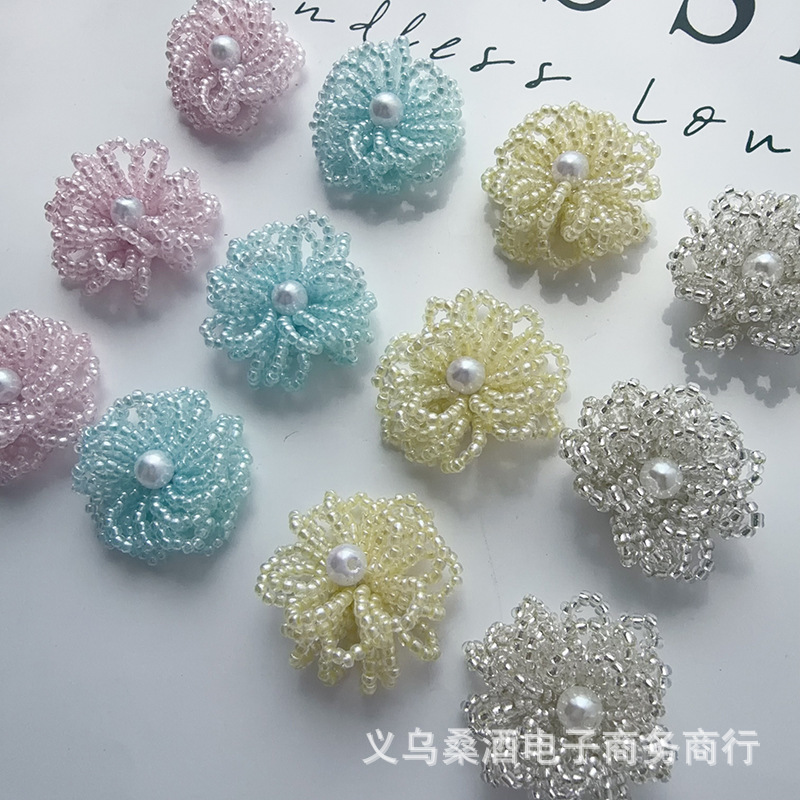 Pearl Beaded Flower Shoe Charm - Jewelry Making For Adults recension och pris