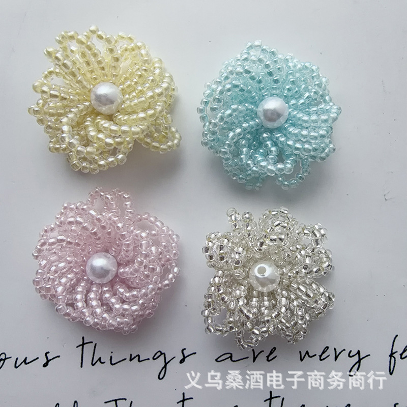 Pearl Beaded Flower Shoe Charm - Jewelry Making For Adults recension och pris