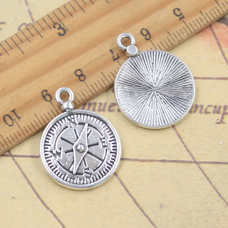 10pcs Charms Compass Guide 27x - Jewelry Making Guide recension och pris