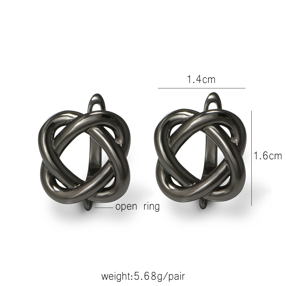YANASI 1 Pair Gun Black  Brass - Jewelry Making Essentials recension och pris