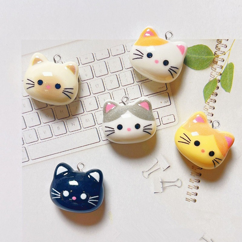 10Pcs Kawaii Fish Frame Cat Re - Jewelry Making For Adults recension och pris