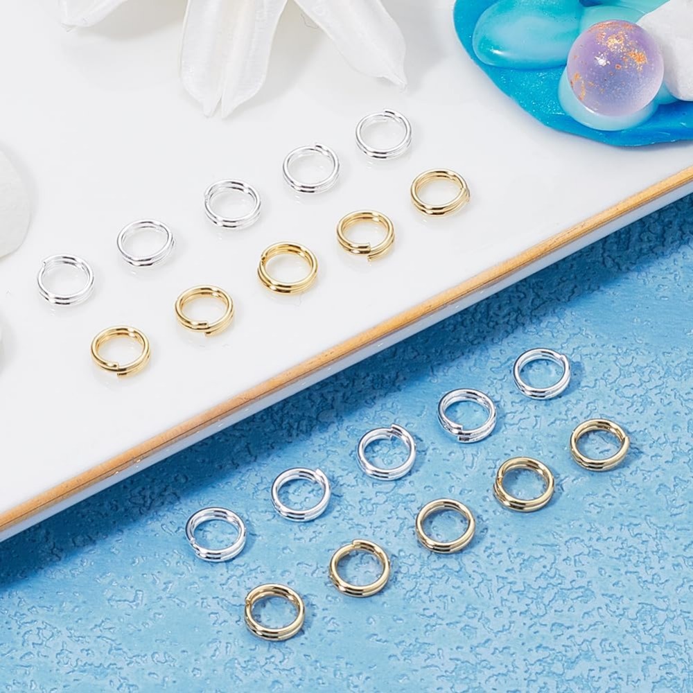 1 Box 80Pcs Split Jump Ring 24 - Jewelry Making Silver recension och pris