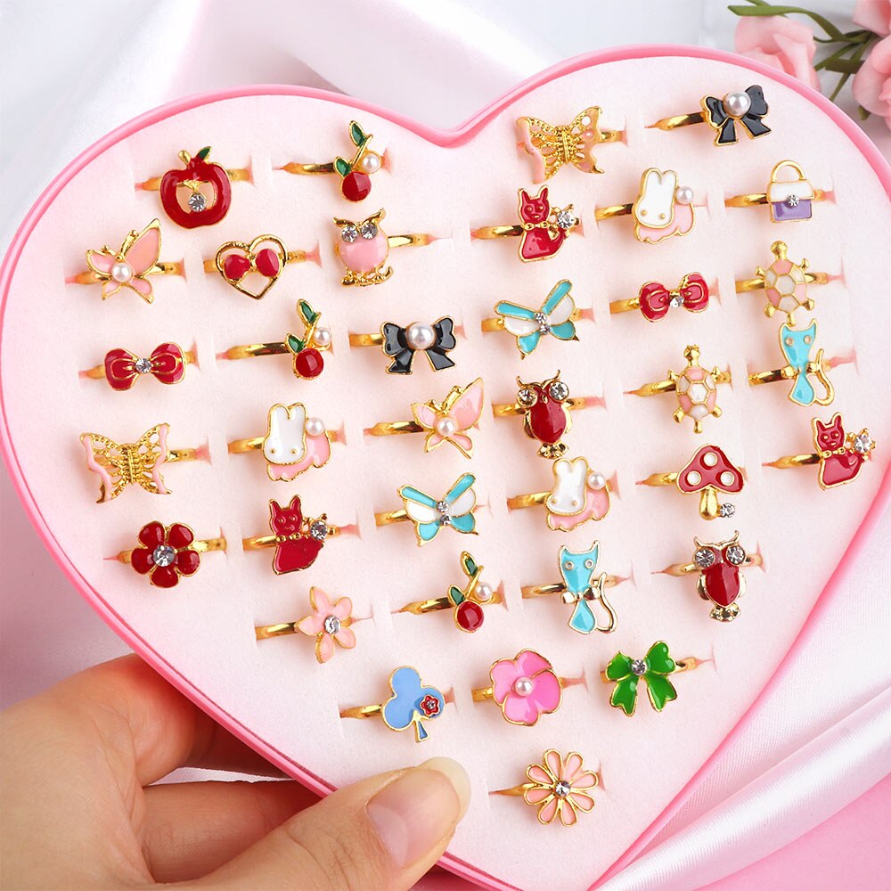Cute Adjustable Rings for Chil - Jewelry Making For Kids recension och pris