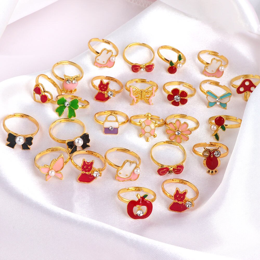 Cute Adjustable Rings for Chil - Jewelry Making For Kids recension och pris