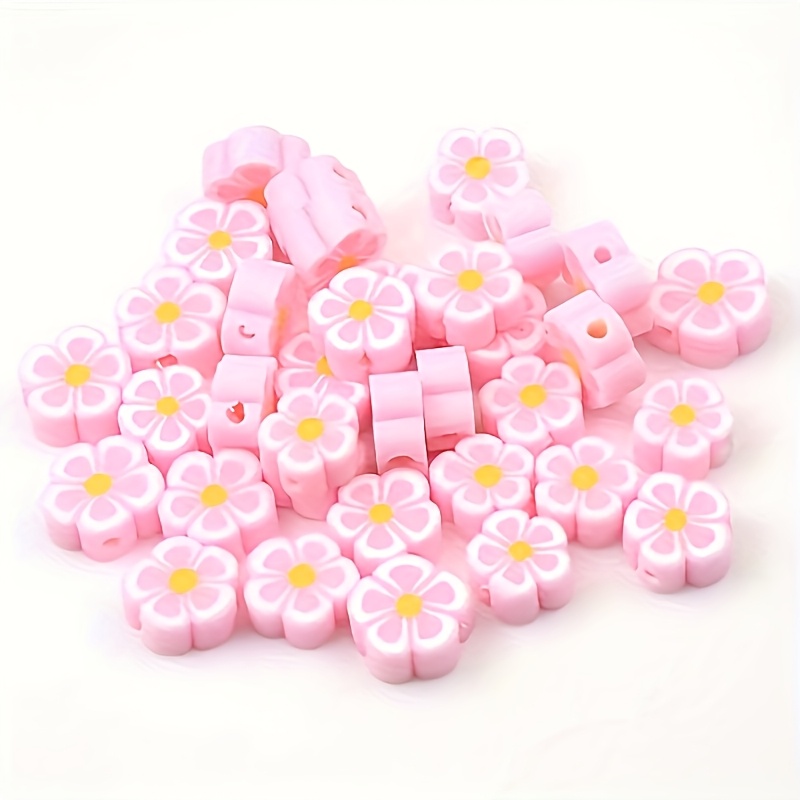 80pcs 10mm pink plum blossom s - Jewelry Making For Couples recension och pris