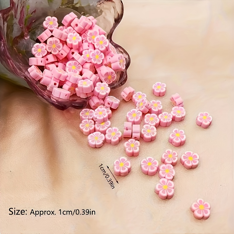 80pcs 10mm pink plum blossom s - Jewelry Making For Couples recension och pris