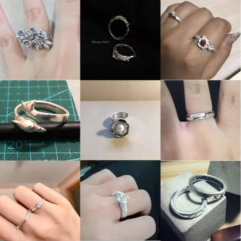999 Pure Silver Clay Jewelry M - Jewelry Making Ring Tool recension och pris