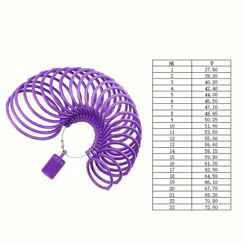 1pc Purple Plastic HK Bracelet - Jewelry Making Ring Tool recension och pris