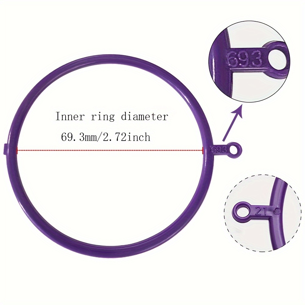 1pc Purple Plastic HK Bracelet - Jewelry Making Ring Tool recension och pris
