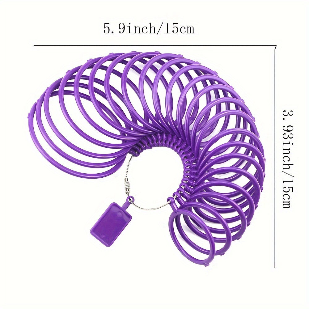 1pc Purple Plastic HK Bracelet - Jewelry Making Ring Tool recension och pris
