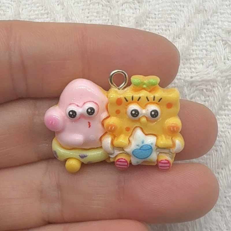 10pcs cartoon resin pendant, D - Jewelry Making Factory recension och pris