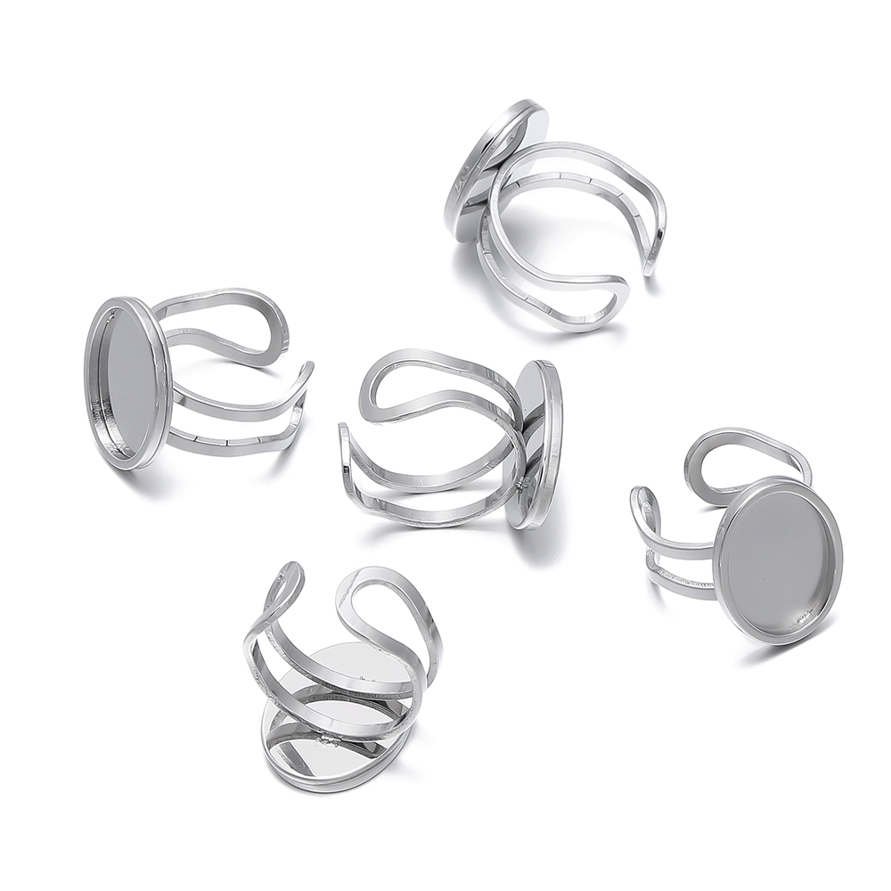 5Pcs/Lot Stainless Steel Open  - Jewelry Making Ring Tool recension och pris