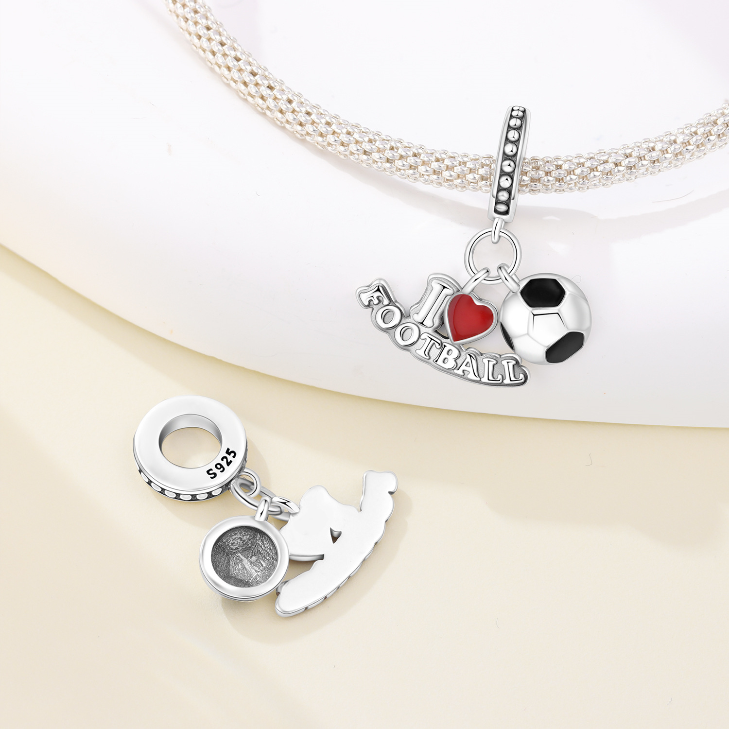 MISEFF S925 Sterling Silver Ch - Jewelry Making Table recension och pris