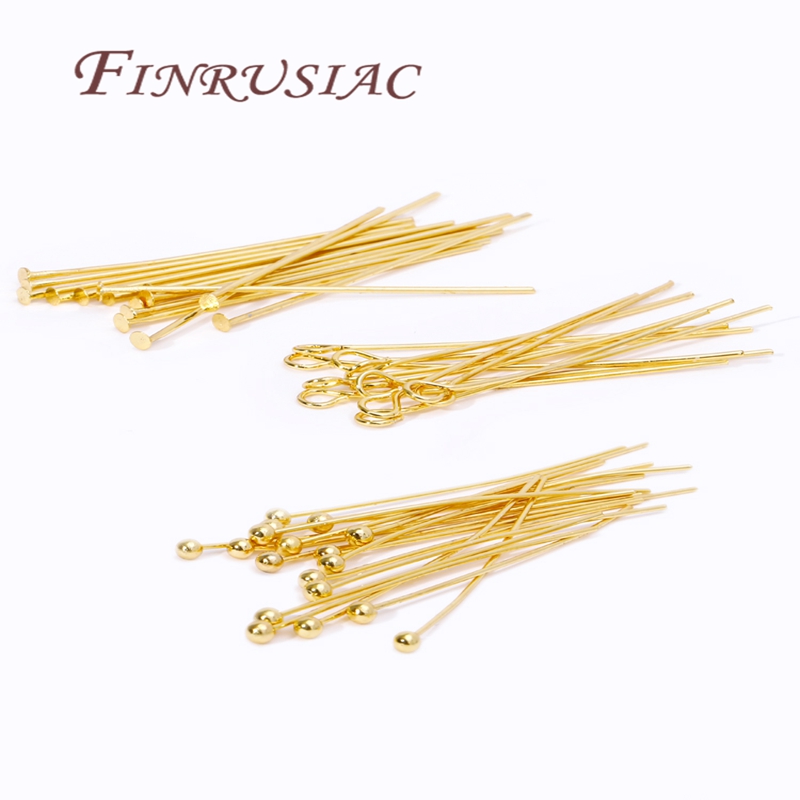 50Pcs 20-50mm Gold Plated Pins - Jewelry Making Essentials recension och pris