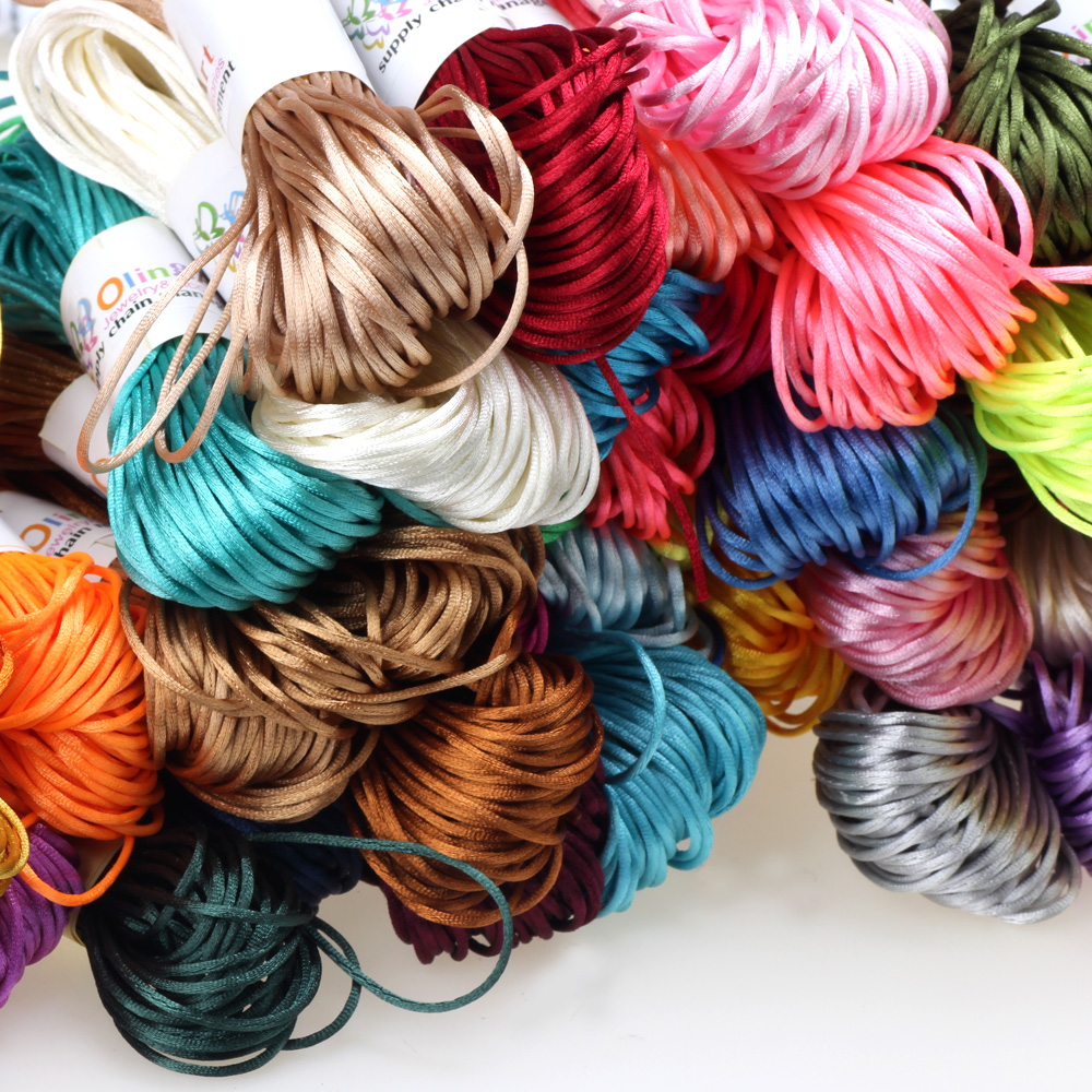 20yards/Lot 1.5mm/2.0MM Chines - Knotting Cord Silk recension och pris