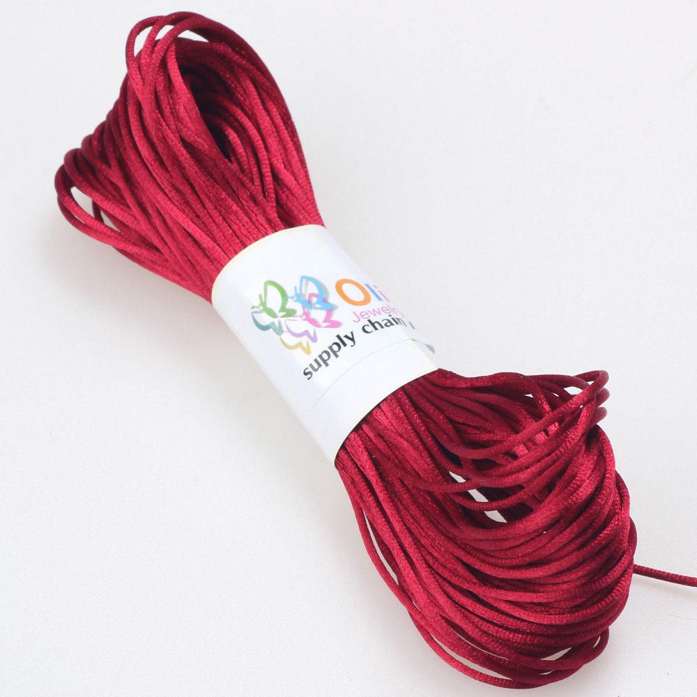 20yards/Lot 1.5mm/2.0MM Chines - Knotting Cord Silk recension och pris