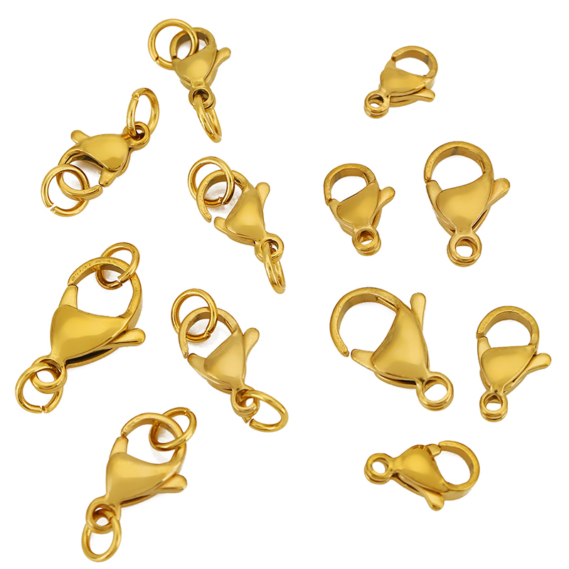 20pcs Stainless Steel Lobster  - Jewelry Making Jump Rings recension och pris