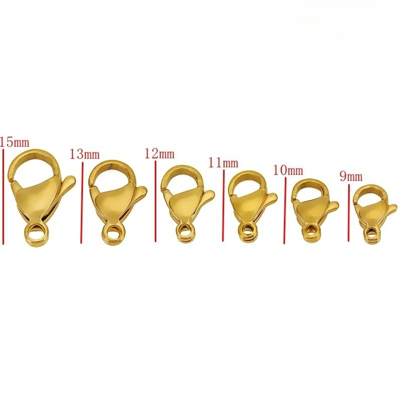 20pcs Stainless Steel Lobster  - Jewelry Making Jump Rings recension och pris