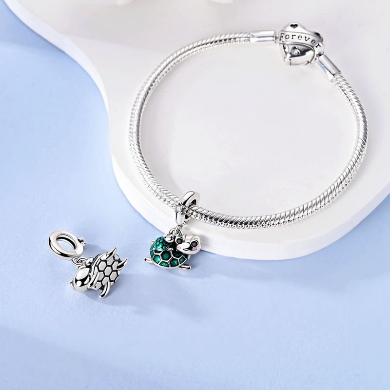 925 Sterling Silver Turtle Par - Jewelry Making For Kids recension och pris