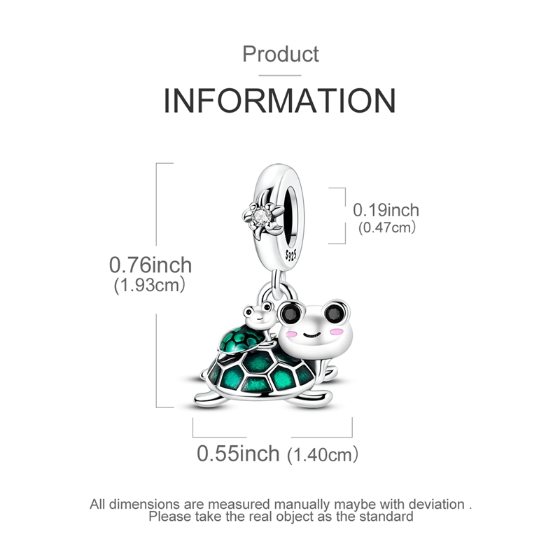 925 Sterling Silver Turtle Par - Jewelry Making For Kids recension och pris