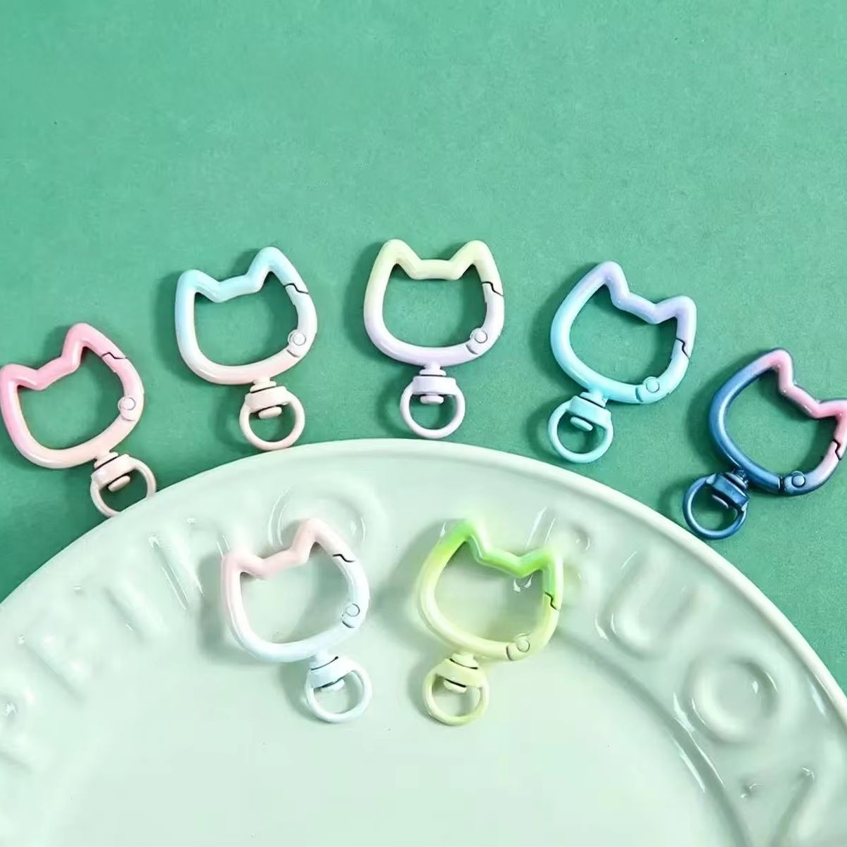 5-10PCS Gradient Cute Cat Clas - Jewelry Making Essentials recension och pris