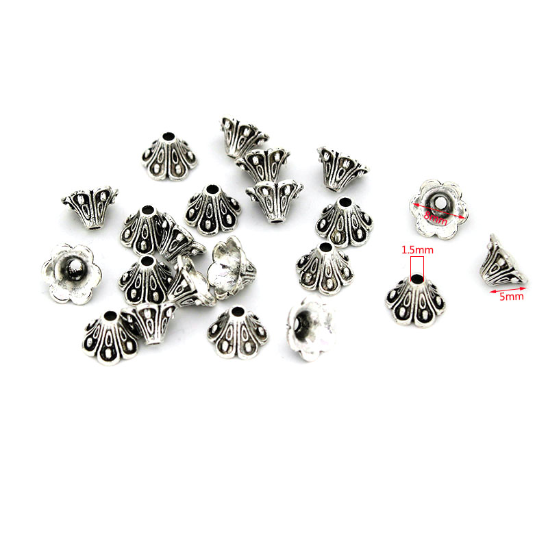 30Pcs Vintage Gold Silver Flow - Jewelry Making Silver recension och pris