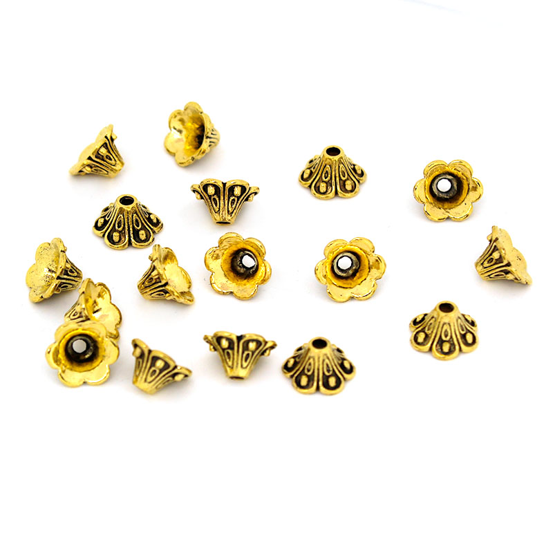 30Pcs Vintage Gold Silver Flow - Jewelry Making Silver recension och pris