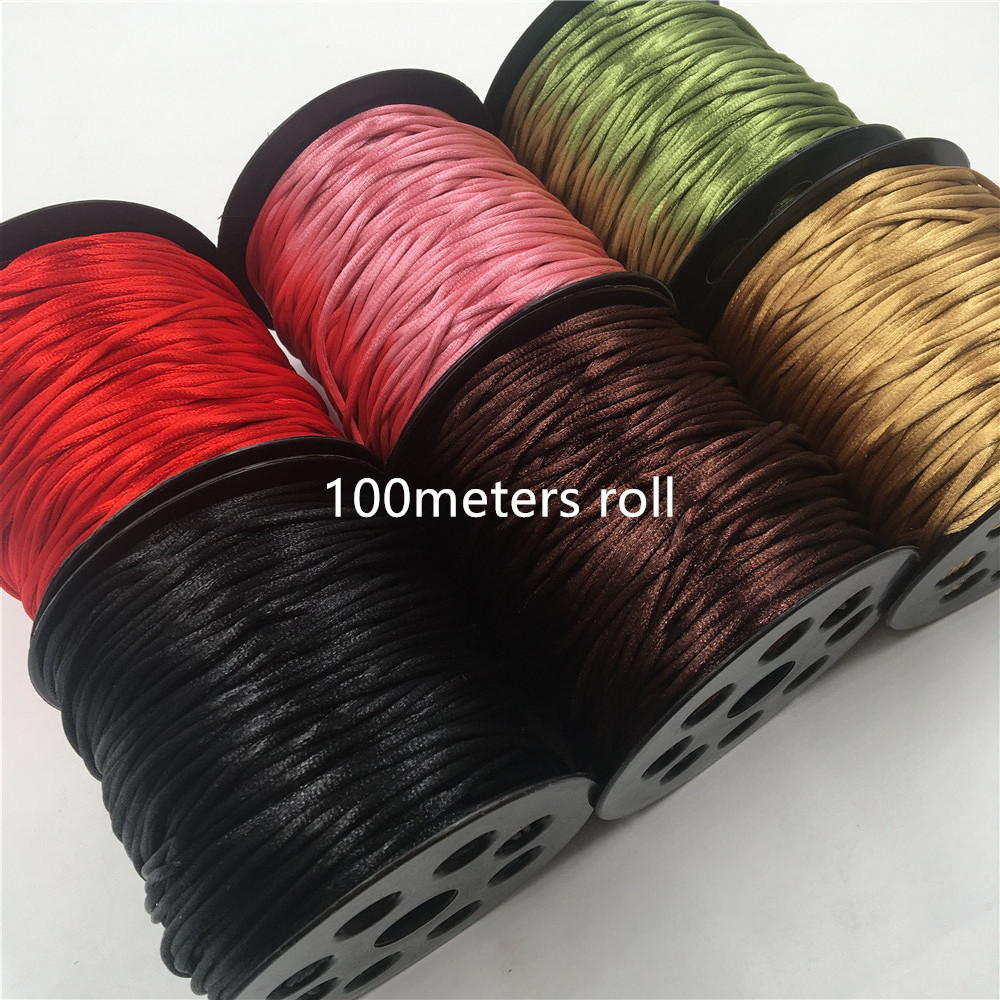 2mm 10-225meters/roll Chinese  - Knotting Cord Silk recension och pris